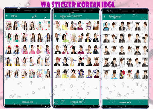 WA Sticker Cute Korean Idol for WAStickerApps screenshot 4