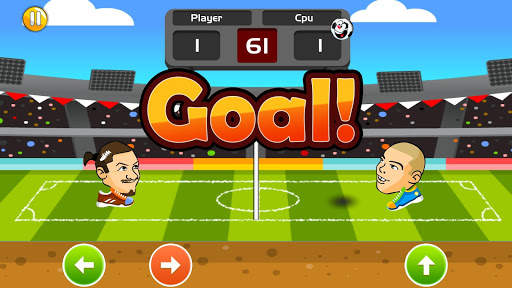 Funny Head Soccer screenshot 1