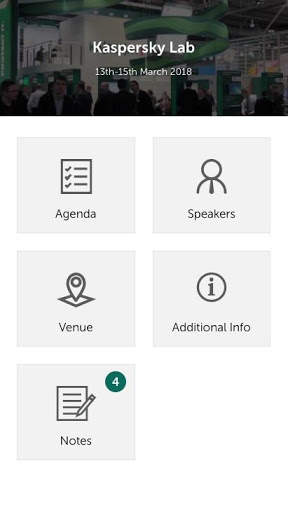 Kaspersky Lab Event Guide screenshot 1