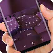 Purple Keyboard for Huawei logo