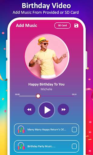 Birthday Effect Photo Video Animation Maker screenshot 5