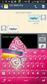 Pink Candy Keyboard screenshot 1