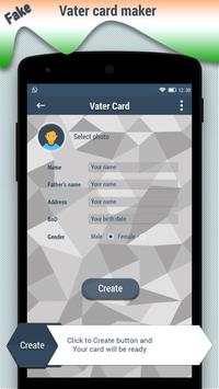 Fake Voter Card (Prank App) screenshot 2