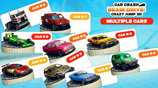 Car Crash Beam Drive: Crazy Jump 3D screenshot 3