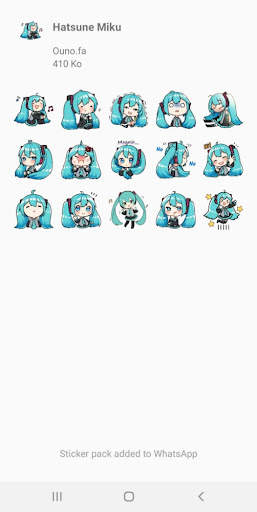 Stickers Wa Hatsune Miku screenshot 4
