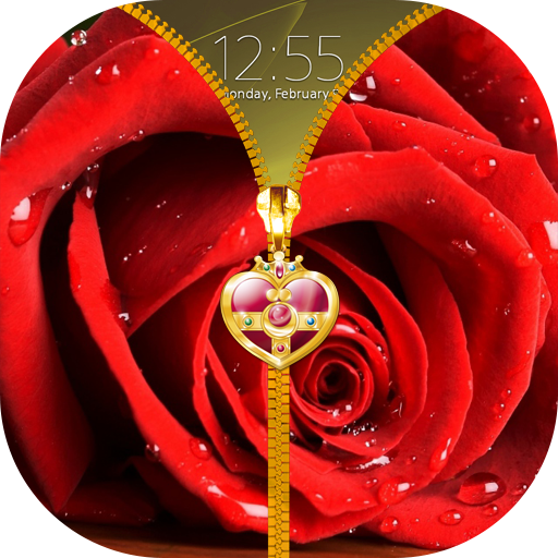 Rose Zipper Lock Screen icon