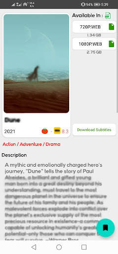 Torrent Movie Browser for YTS screenshot 2