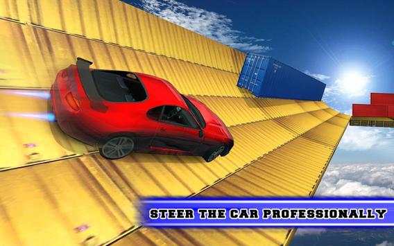 Impossible Stunts Racing Car Free: 3D Sky Tracks screenshot 4