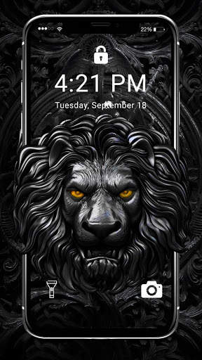 Lion  Eyes APUS Live Wallpaper screenshot 2