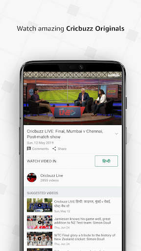 Cricbuzz for Android TV screenshot 2