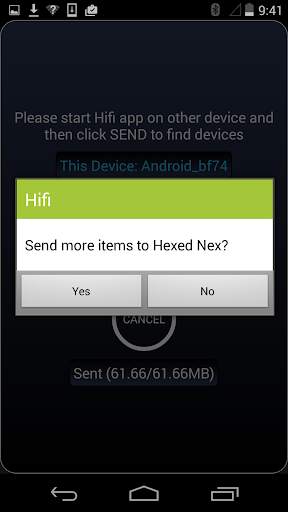 Hifi | WiFi Direct File Share screenshot 6