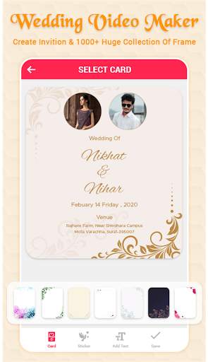Wedding Card & Video Maker screenshot 3