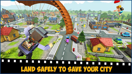 Fire Blocky Squad Firing Battleground - Free Games screenshot 1