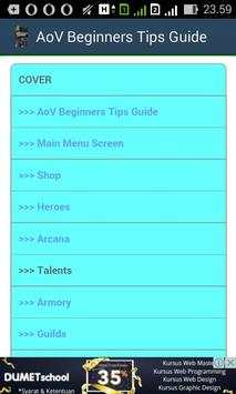 AoV  Tutorial Tips screenshot 3