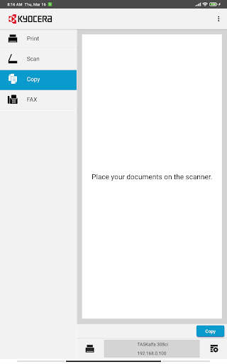 KYOCERA Mobile Print screenshot 14