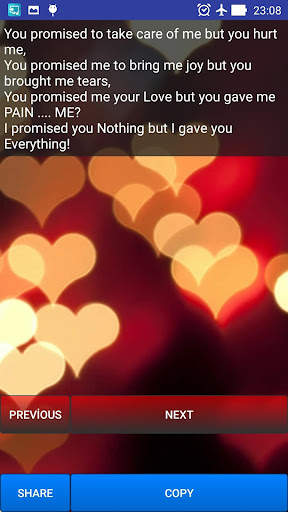 Sad Love Messages screenshot 2