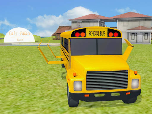 Flying School Bus simulator screenshot 7