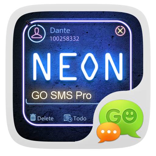 NEON THEME GO SMS PRO  EX 1.0
