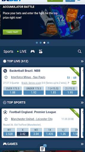 1xbet:Sure games for 1xbet Mobile screenshot 1