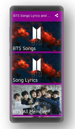 BTS Songs Lyrics and Wallpaper screenshot 3