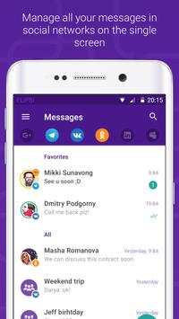 SMS   Yahoo   VK   Messenger screenshot 1
