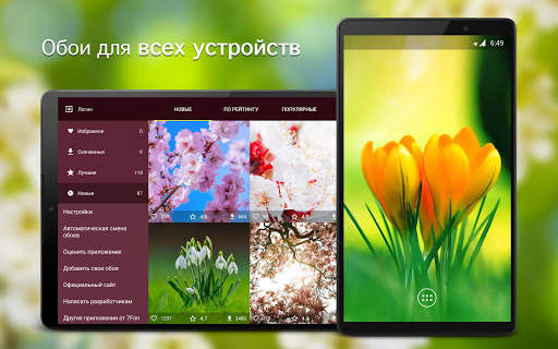 Весенние обои PRO скриншот 5
