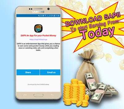 Sapii Online Money Earning App -Highest Paying App screenshot 3