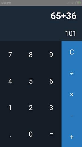 Calculator screenshot 2