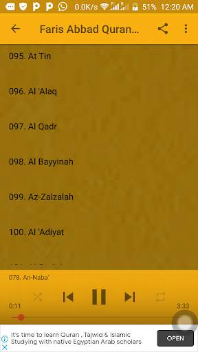 Faris Abbad Quran Offline. screenshot 14
