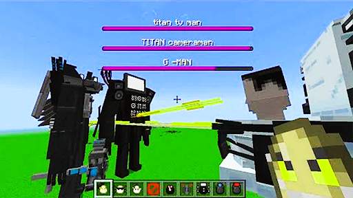 Minecraft Titan TVMan Mod screenshot 2