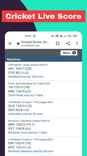 Live football and cricket app Live streaming screenshot 3