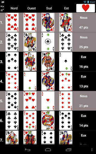 Belote Andr Free screenshot 13