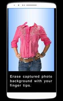 Woman Designer Shirt Foto Edit screenshot 6