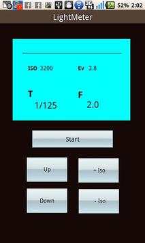 Digital Light Meter free 2 تصوير الشاشة