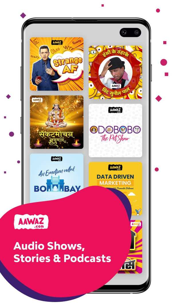 aawaz - audio, podcast, stories in Hindi & English screenshot 3