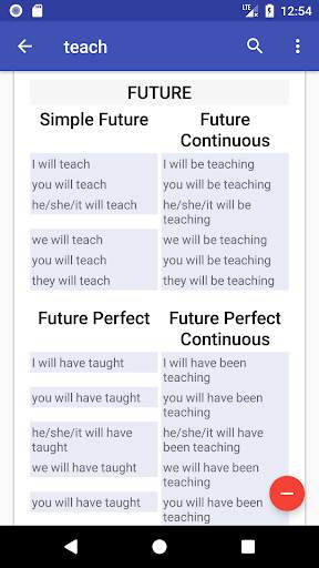 English Verbs скриншот 7