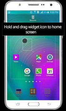 Flashlight widget screenshot 4