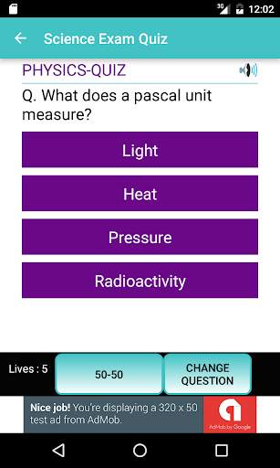 Science Exam Quiz скриншот 4