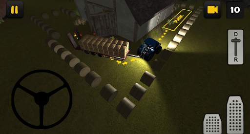 Night Tractor 3D: Hay Transport screenshot 1