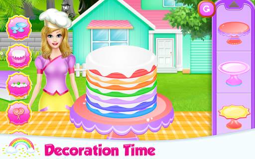 Lovely Rainbow Cake Cooking screenshot 6