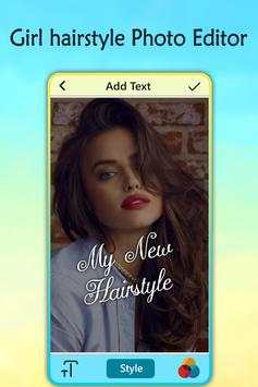 Girl Hair Style Photo Editor screenshot 6
