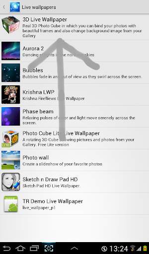 3D Photo Cube Live Wallpaper screenshot 2