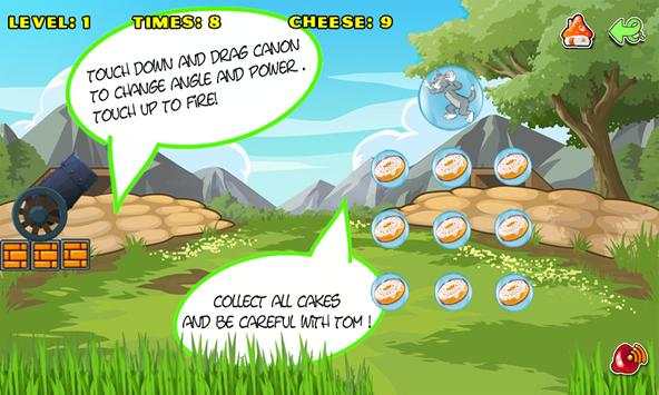 Tom And Jerry game: Secretly Eat Cheese screenshot 1