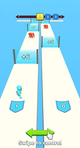 Dual Army Run - Stickman Clash screenshot 1