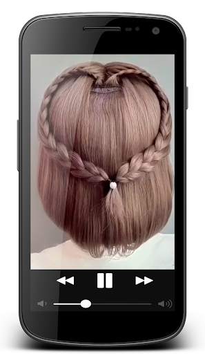 Short Hairstyles - Video Step By Step Offline screenshot 2