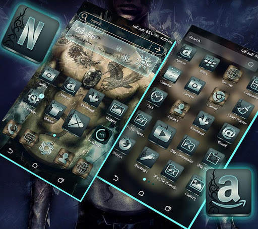 Tattoo Launcher Theme screenshot 2