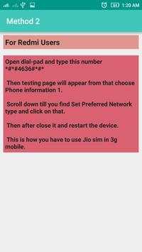 Use 4G on 3G Phone VoLTE screenshot 3