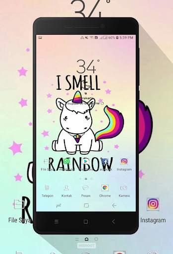 Kawaii Unicorn Wallpaper screenshot 2