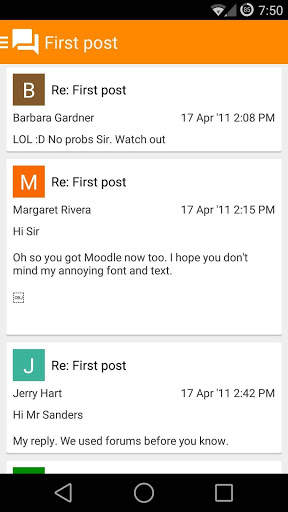 MDroid for Moodle screenshot 4