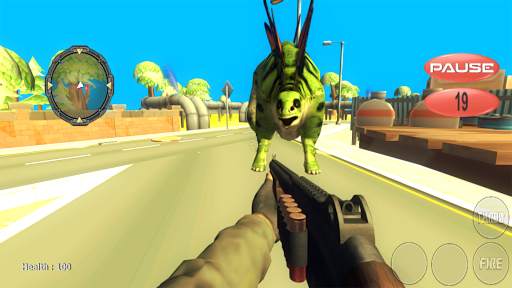 Dino Sniper berburu Kota screenshot 1